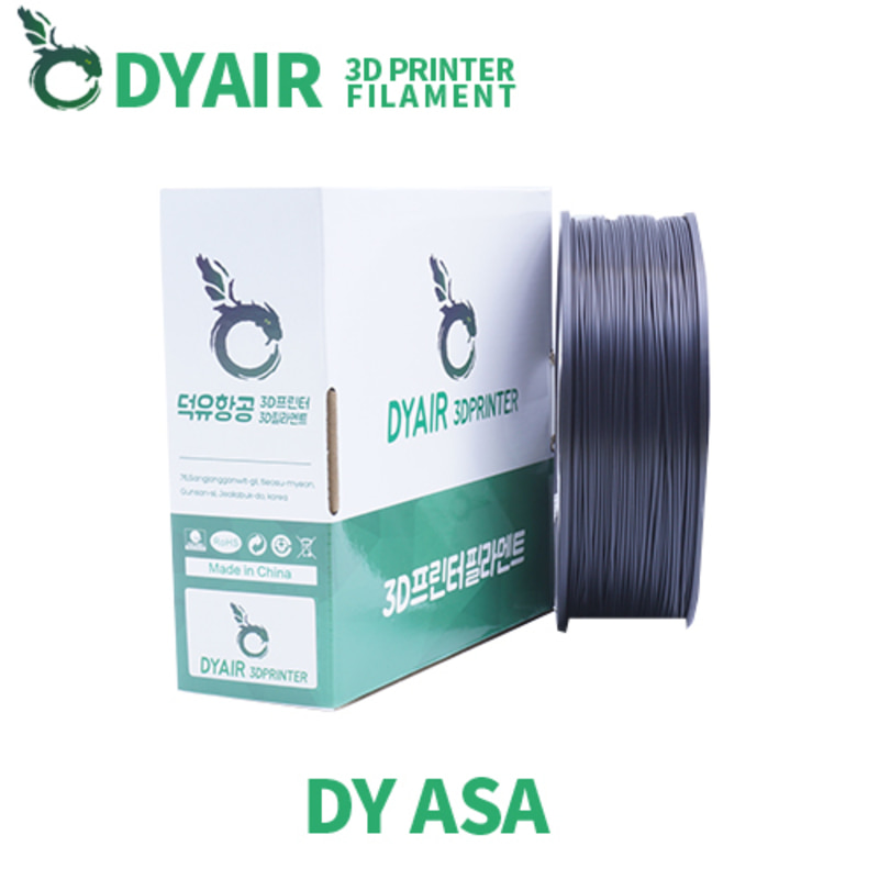 3D 프린터 필라멘트: DY ASA Filament 덕유항공( ABS필라멘트와 유사한 특성)